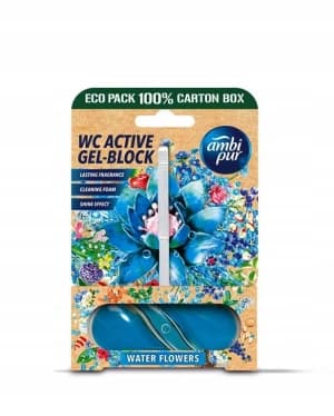 Ambi Pur kostka czyszczenie WC Water Flowers 0,45l