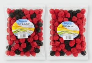 Zestaw 2x Żelki Malinki Vangusto (2 x 500 g) ​Cena: 18 zł