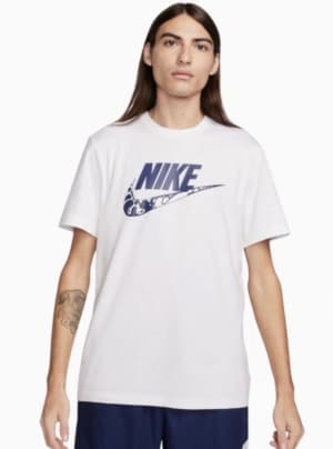 T-shirt Nike biały  Nowość 