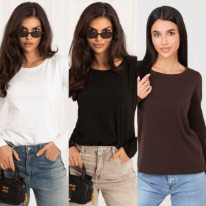 Longsleeve basic damski Casual 