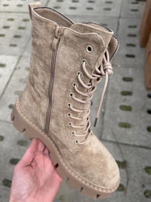 SS 14- Seastar zamszowy traper ze znaczkiem BB DA183P KHAKI