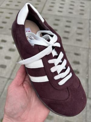 SS 20- Seastar szeroki trampek sznurowany JH577P WINE