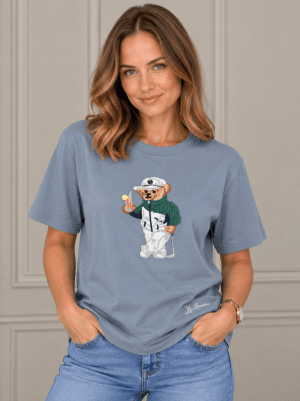 Tshirt damski Polo Ralph Lauren szary 