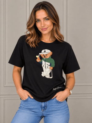Tshirt damski Polo Ralph Lauren czarny 