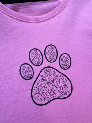 Longsleeve łapka psa lub kota