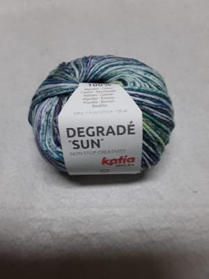 Cotone Degrade' Sun Katia colore 52 azzurro sfumato