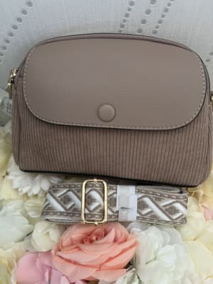 Produit - sac bandoulière velours