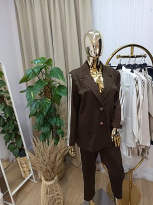 Produkt - BAWEŁNIANY GARNITUR Z LAMPASAMI