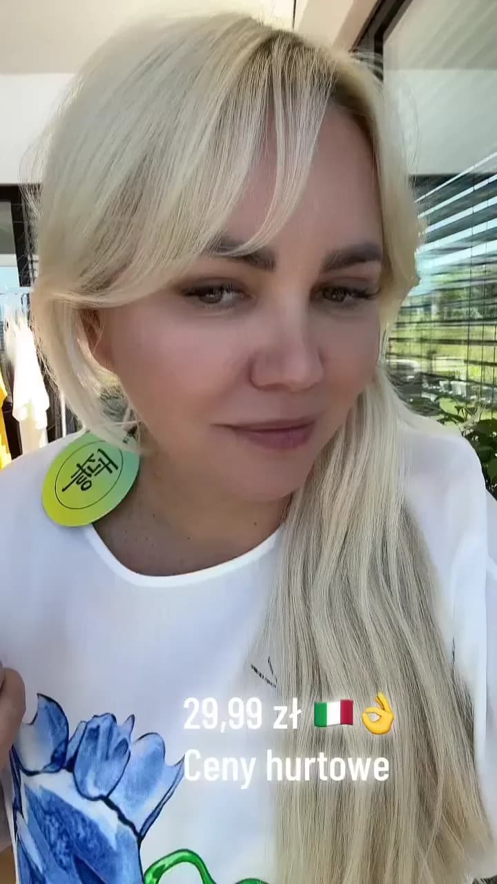 bluzka kwiat motyl