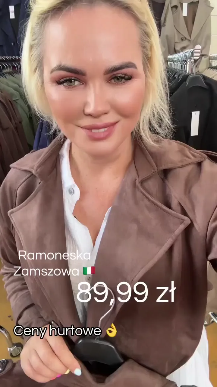 Kurtka zamszowa ramoneska