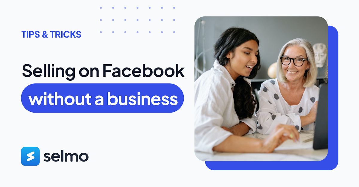 Selling on Facebook without running a business. Legal e-commerce