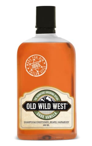 Old Wild West Dark Vanilla szampon i odżywka ciało,broda włosy 450 ml