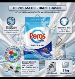 Peros proszek do prania biały 3 kg